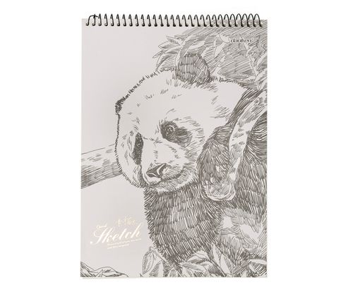 Caderno para Desenho Panda - 20X28cm