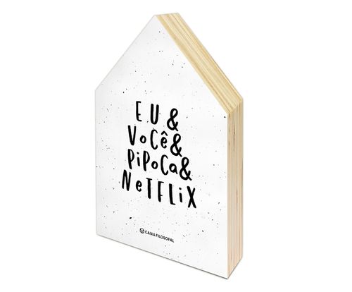 Quadro - Eu, você, Netflix & Pipoca