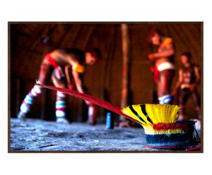 Quadro Aldeia Yawalapiti - 73X58cm | Westwing.com.br