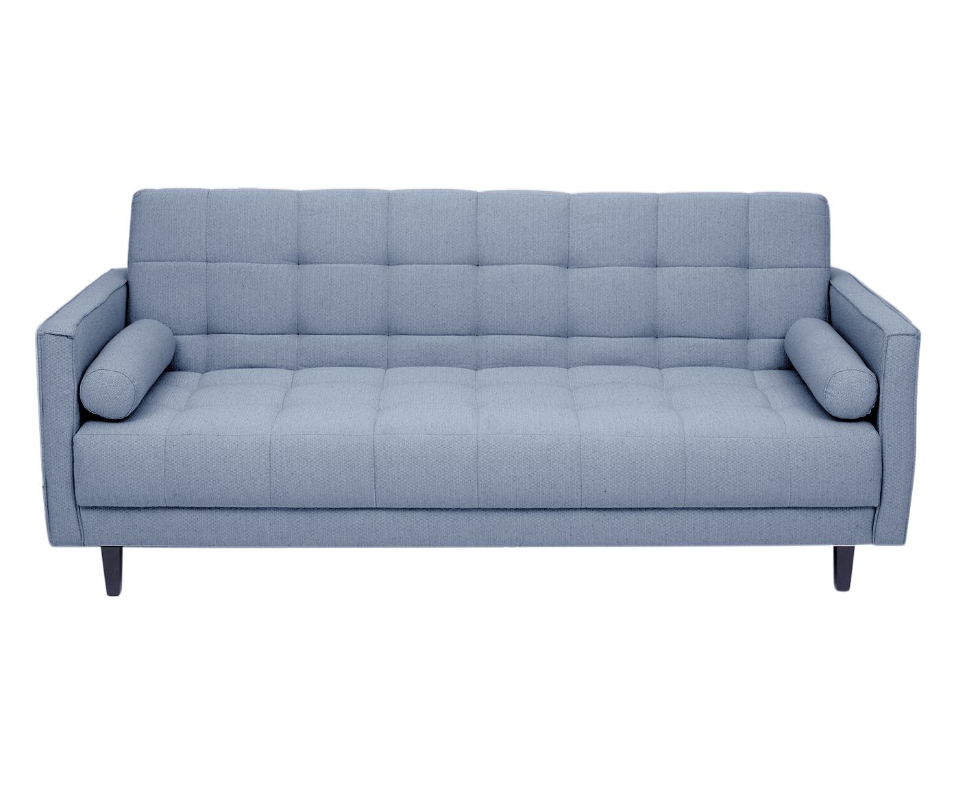 Sofá Cama Brooklyn 3 Lugares Listrado Azul 205cm