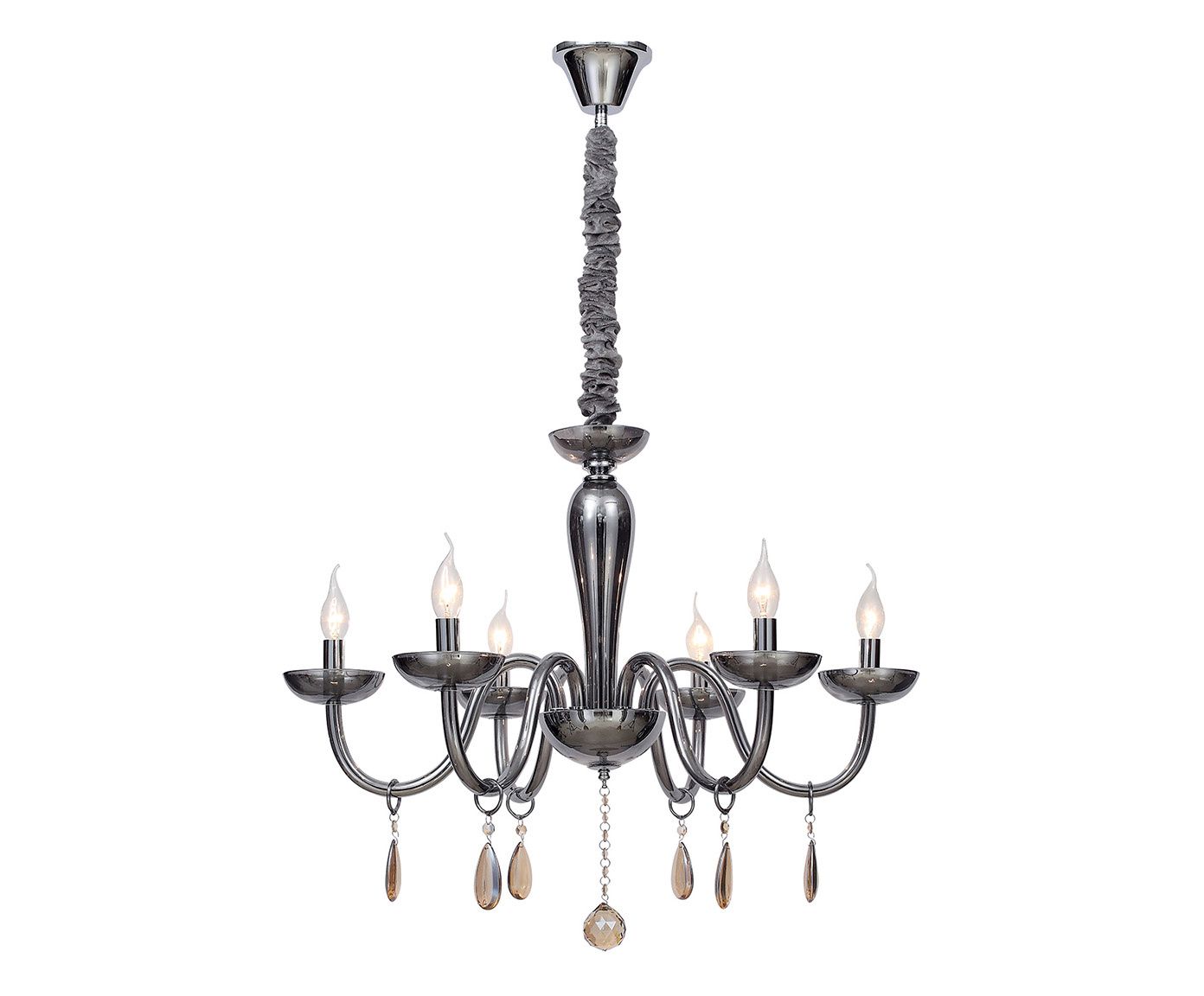 Lustre Gris Bivolt 68X48X68cm Westwing Com Br