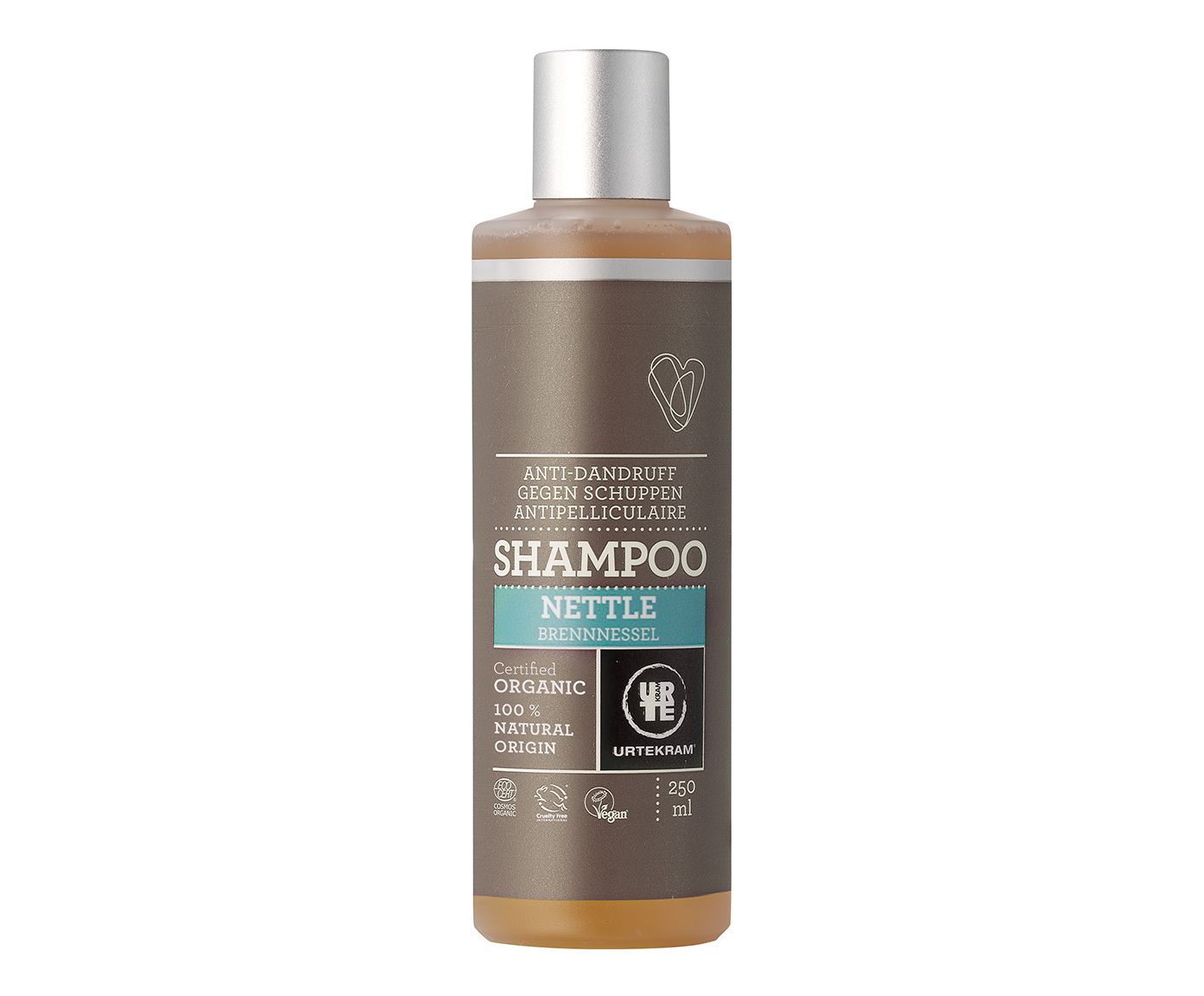 Shampoo Orgânico Anticaspa Urtekram Vegano 250ml