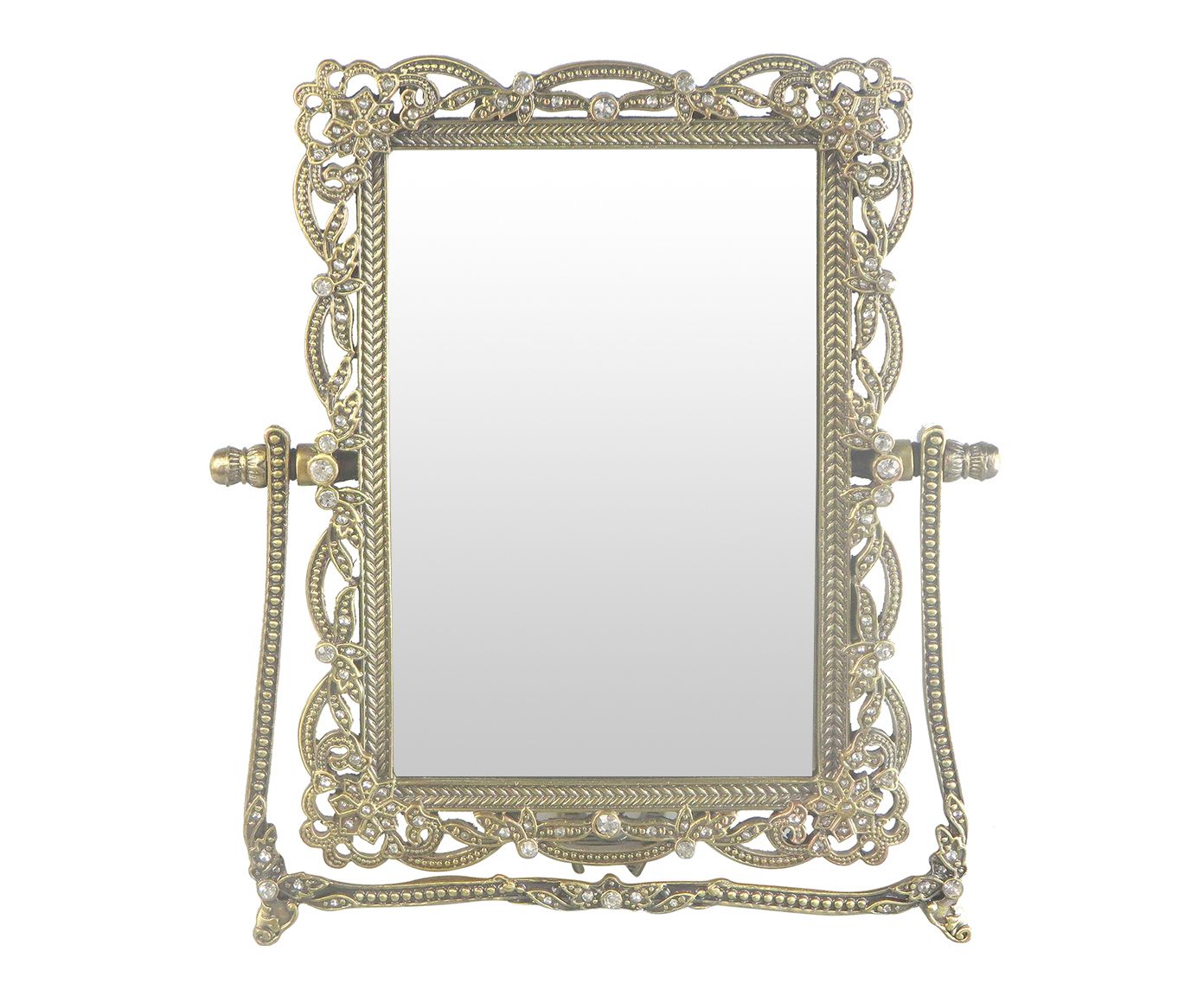Espelho de mesa Gliner Gold - 20cm | Westwing.com.br