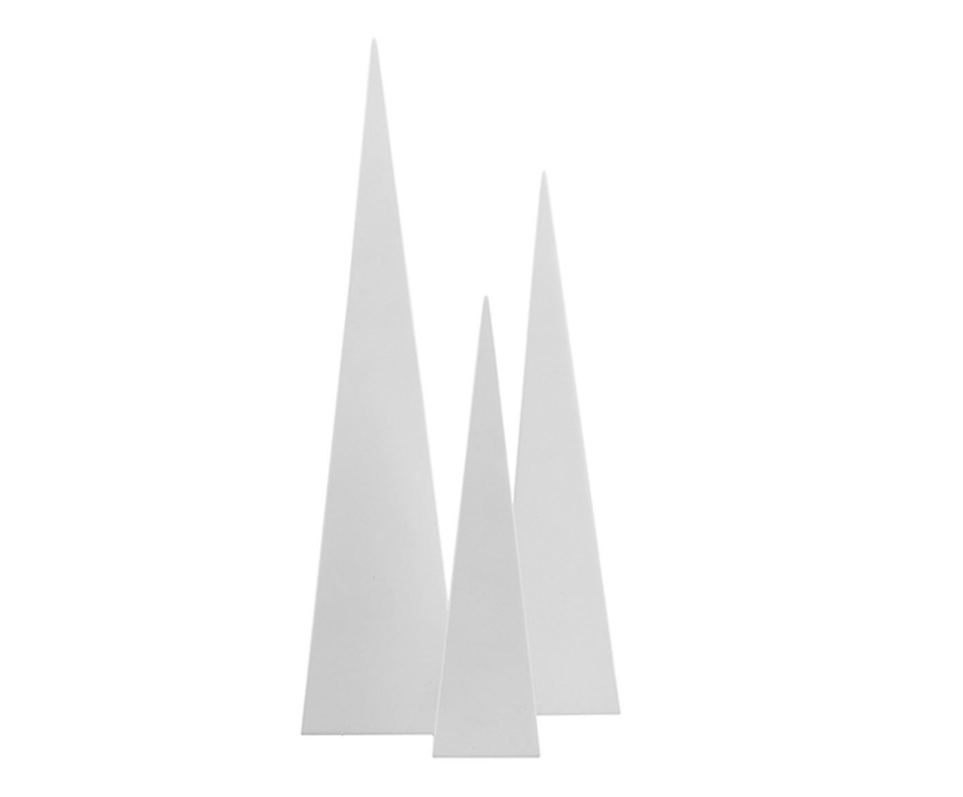 Jogo de Adornos Obelisco - Branco | Westwing.com.br