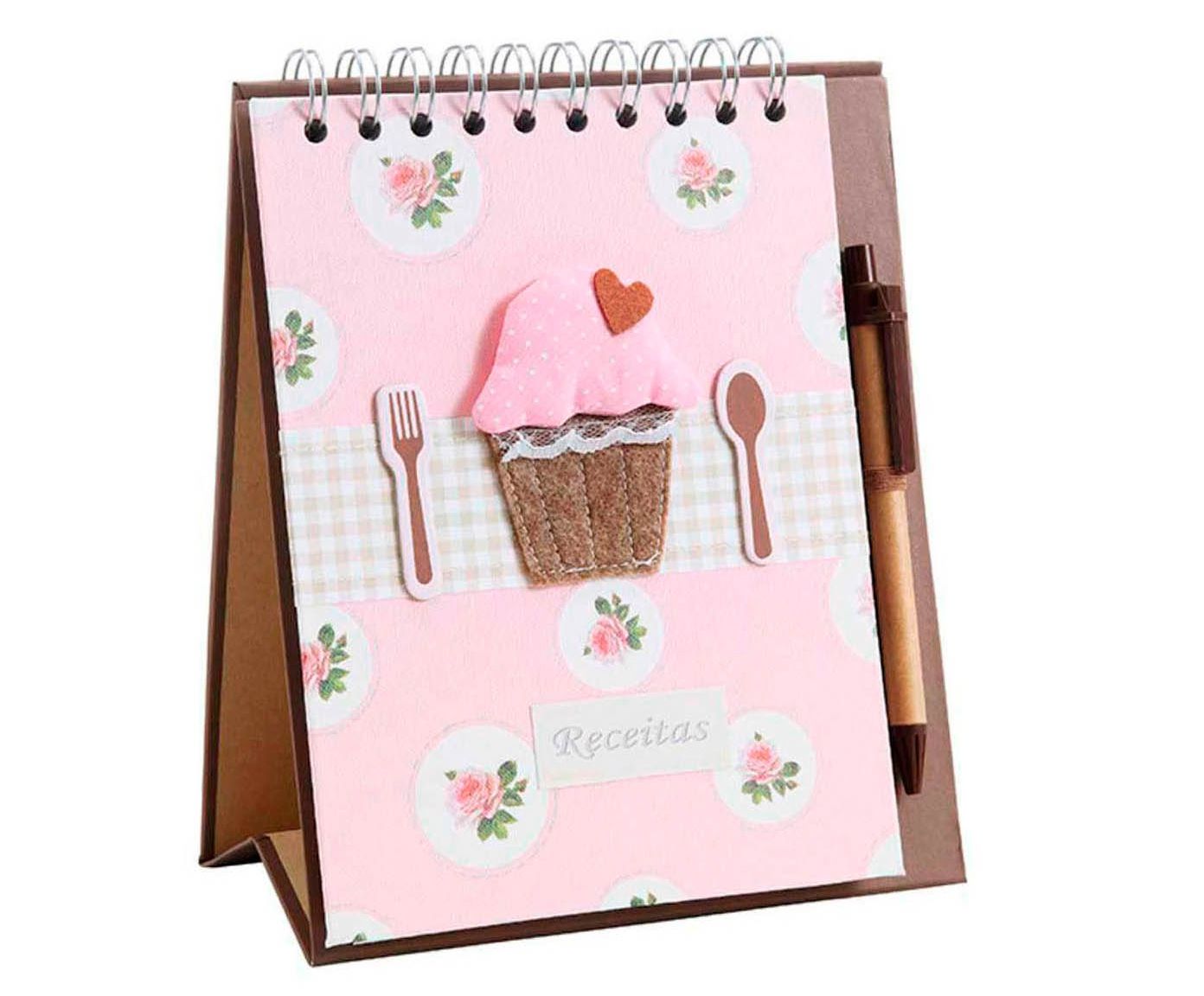 Caderno de receitas cook cupcake | Westwing.com.br