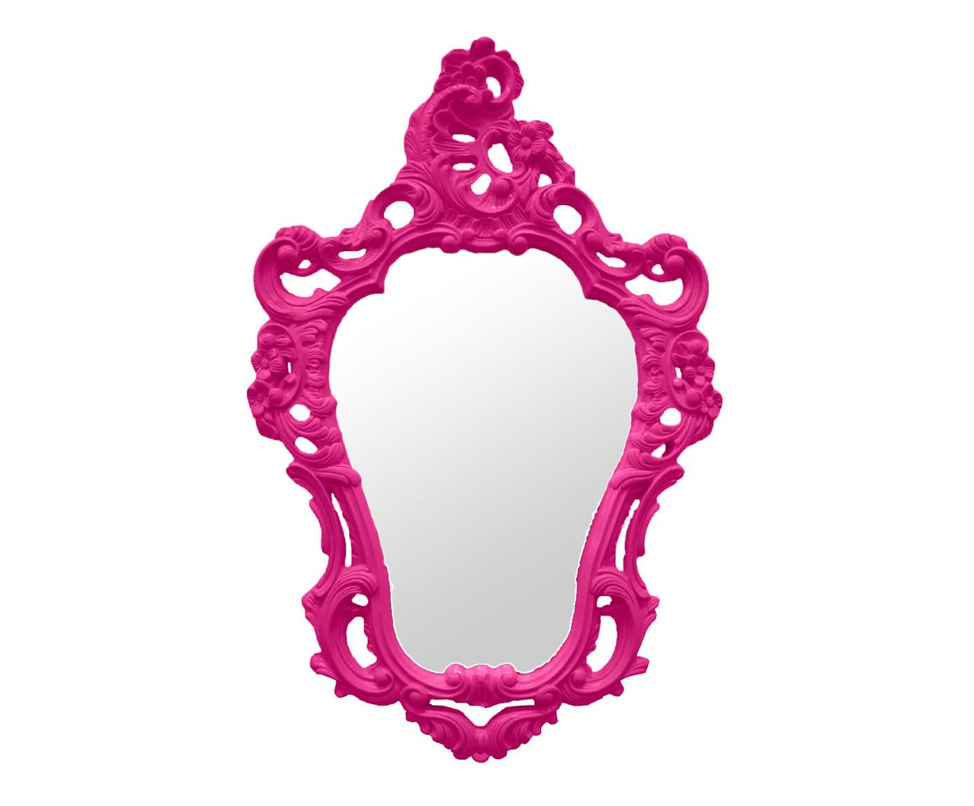 Espelho Forms Rosa Escuro - 46X70cm | Westwing.com.br