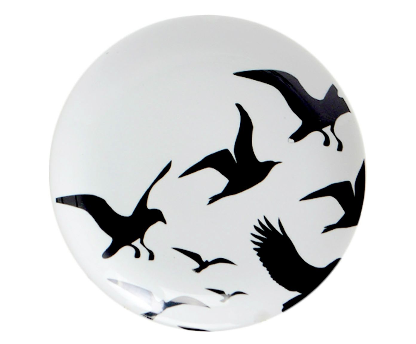 Prato Decorativo em Porcelana Birds - 28cm | Westwing.com.br