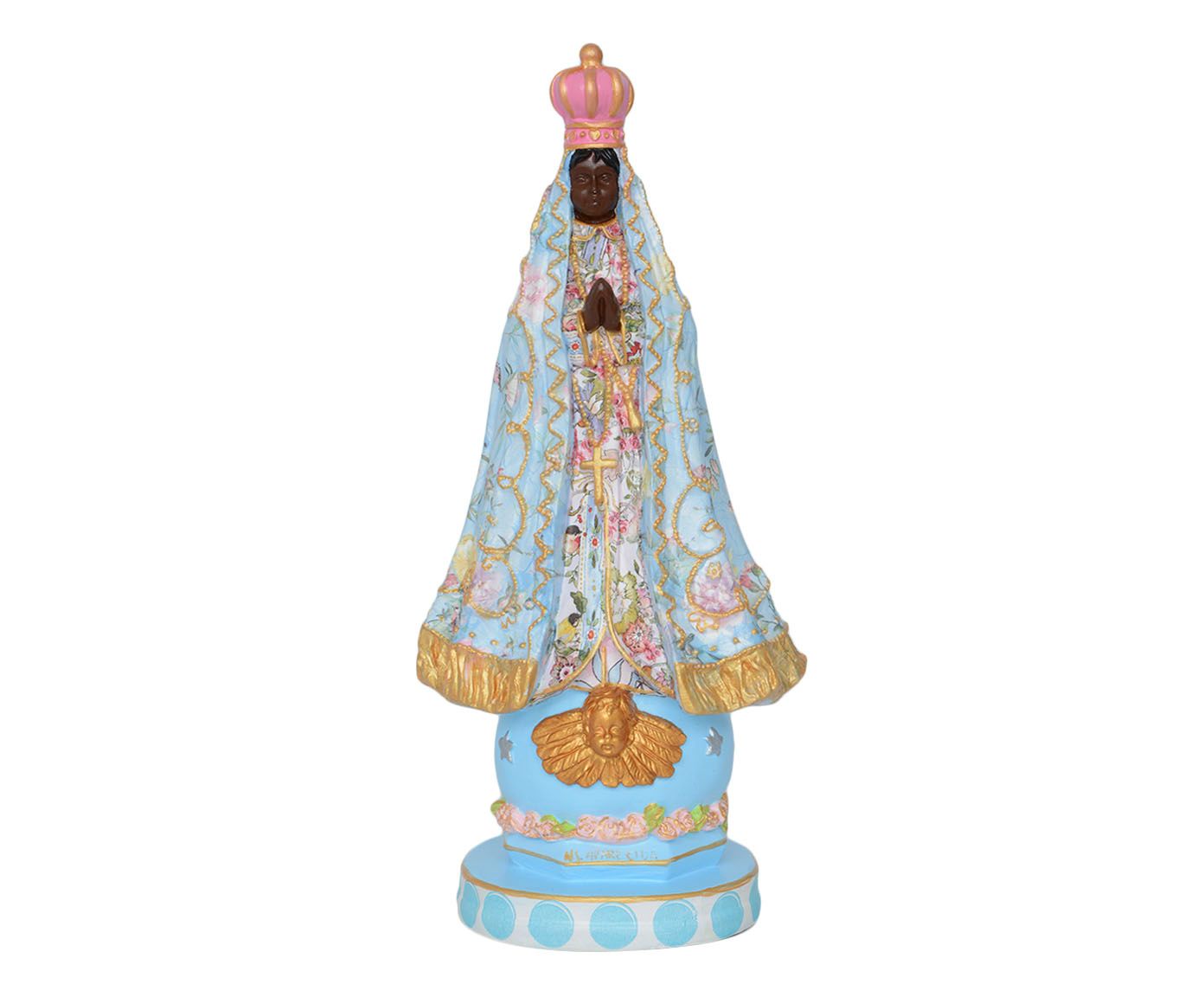 Escultura Nossa Senhora Aparecida - Azul | Westwing.com.br