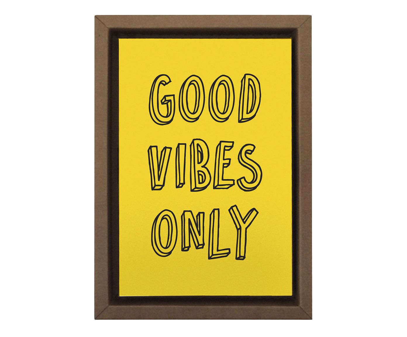 Gravura Digital Good Vibes Only - 25X35cm | Westwing.com.br