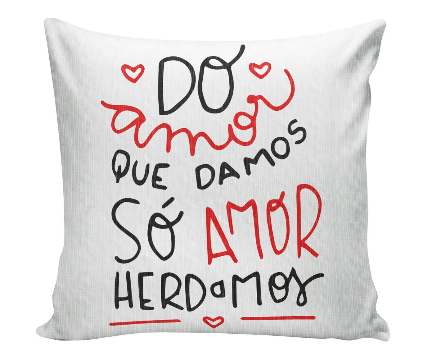 Capa de Almofada Só Amor Herdamos - 45x45cm | Westwing.com.br