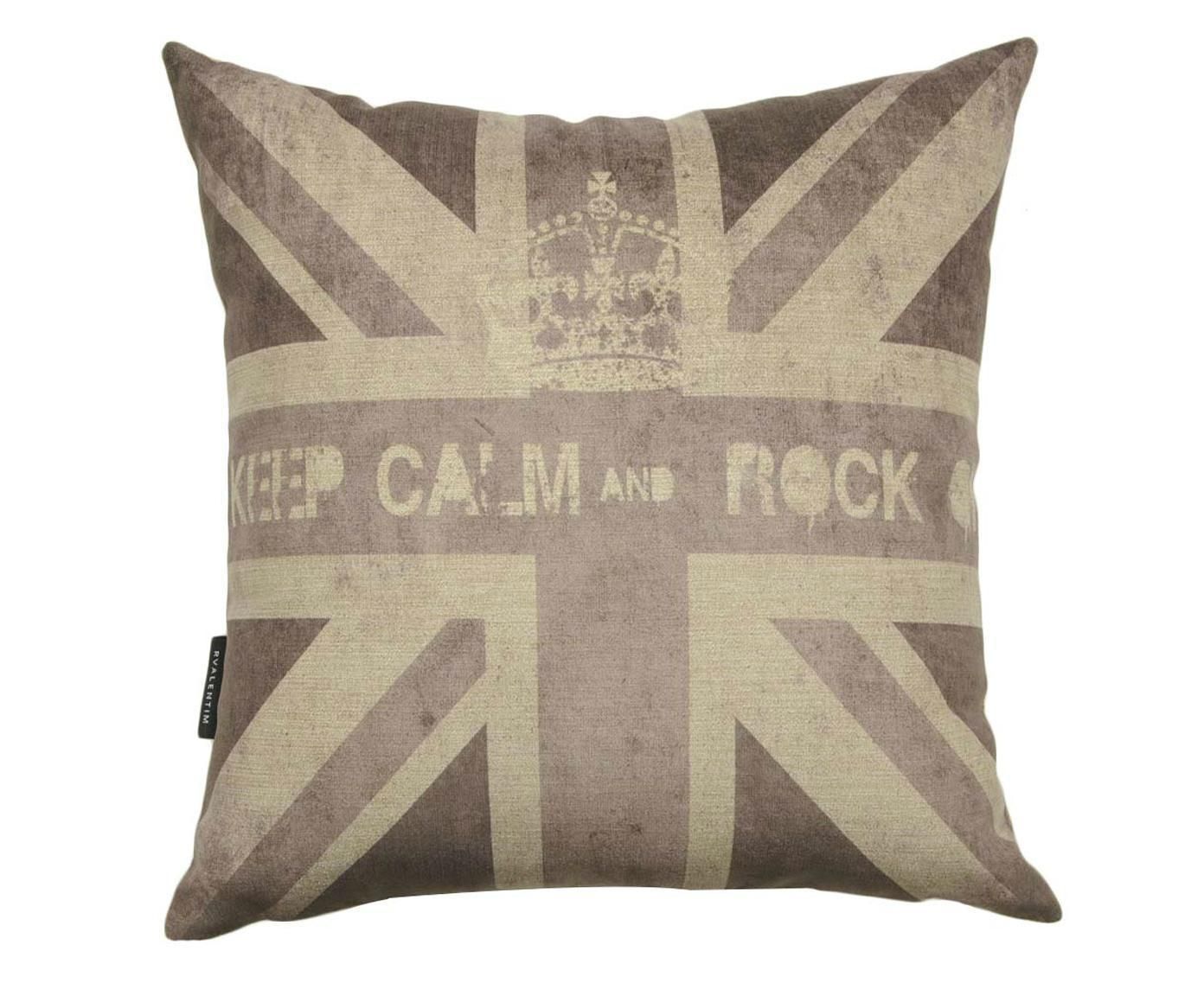 Almofada keep calm and rock on - 45x45cm | Westwing.com.br