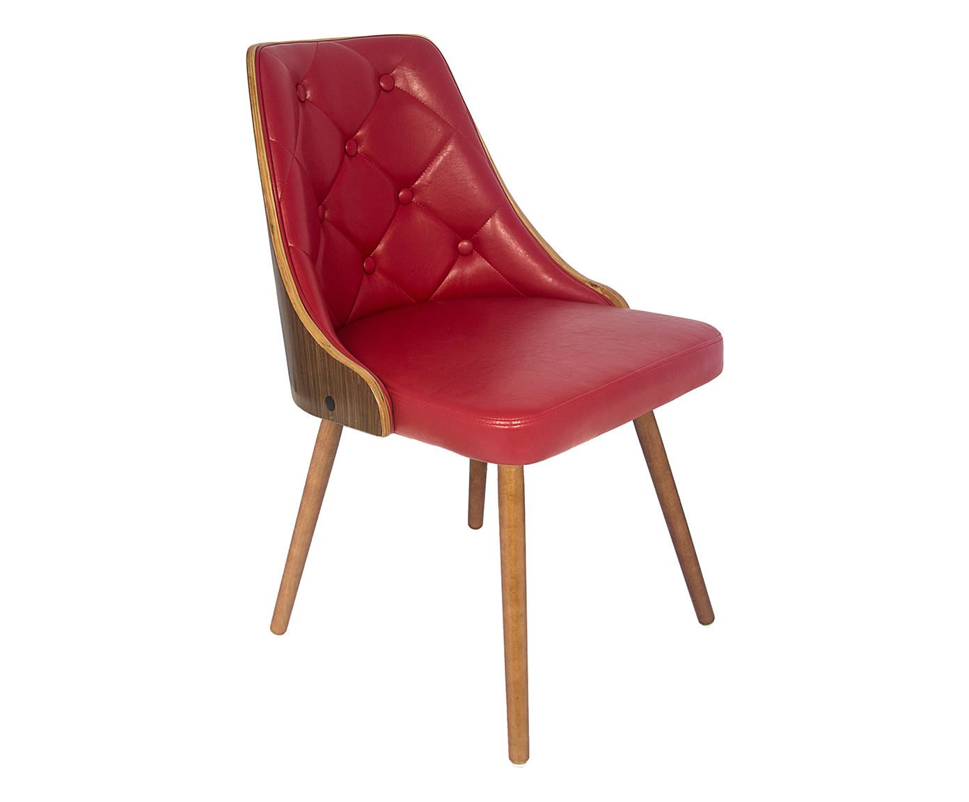 Cadeira Retrô Vermelha - 49X81X52cm | Westwing.com.br