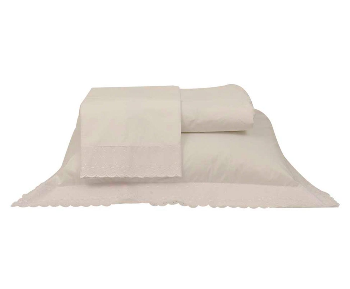 Jogo de lençol glamour para cama de solteiro 233 fios | Westwing.com.br
