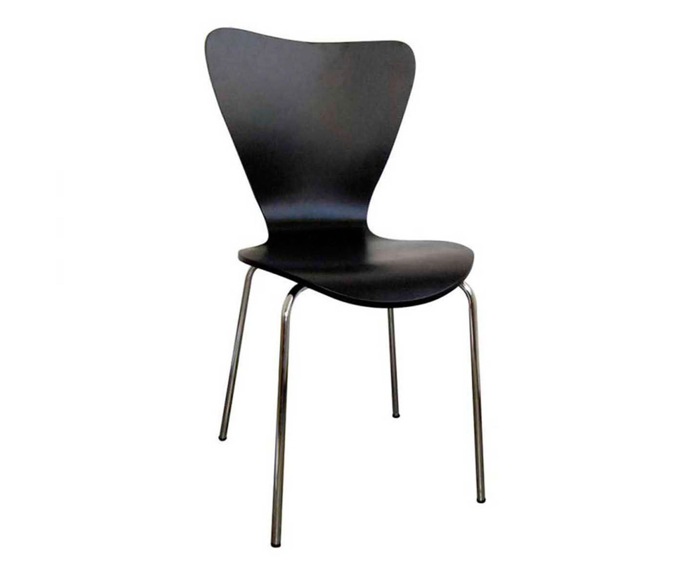 Cadeira Seven Wood - Preta | Westwing.com.br