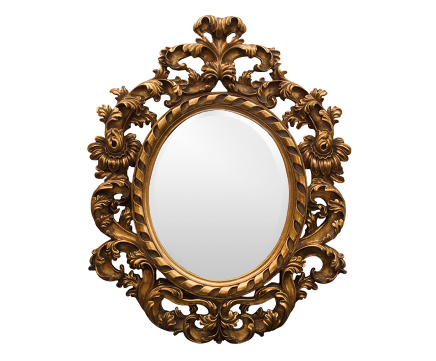 Espelho Foliage Dourado - 90X110cm | Westwing.com.br