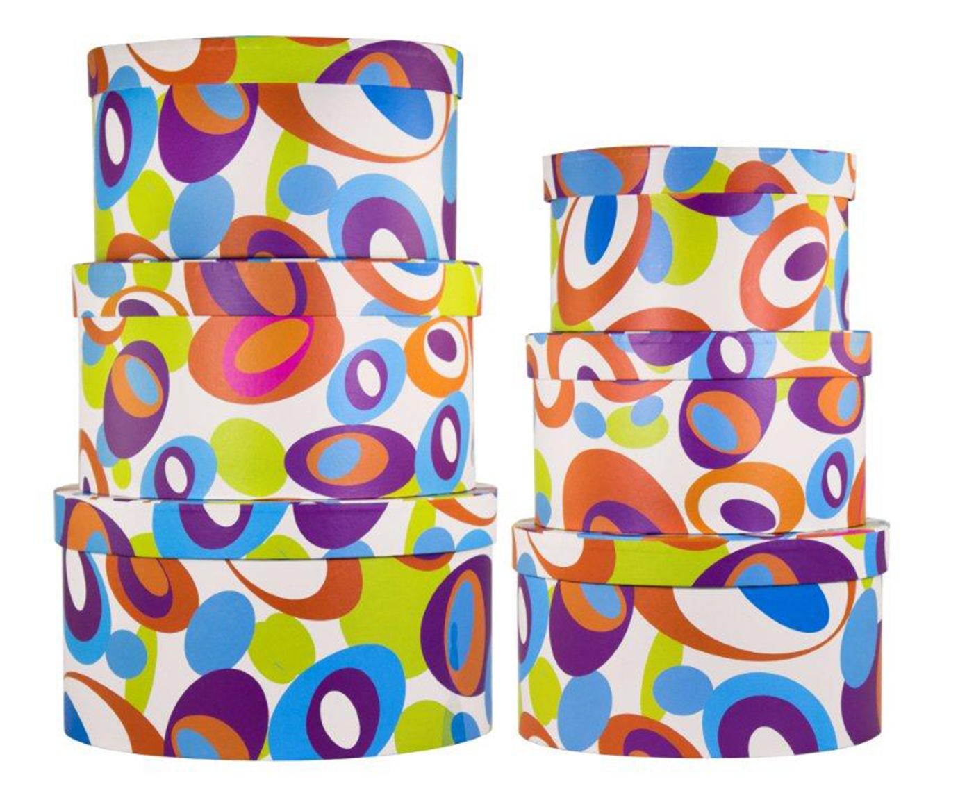 Conjunto de caixas decorativas bubbles colors | Westwing.com.br