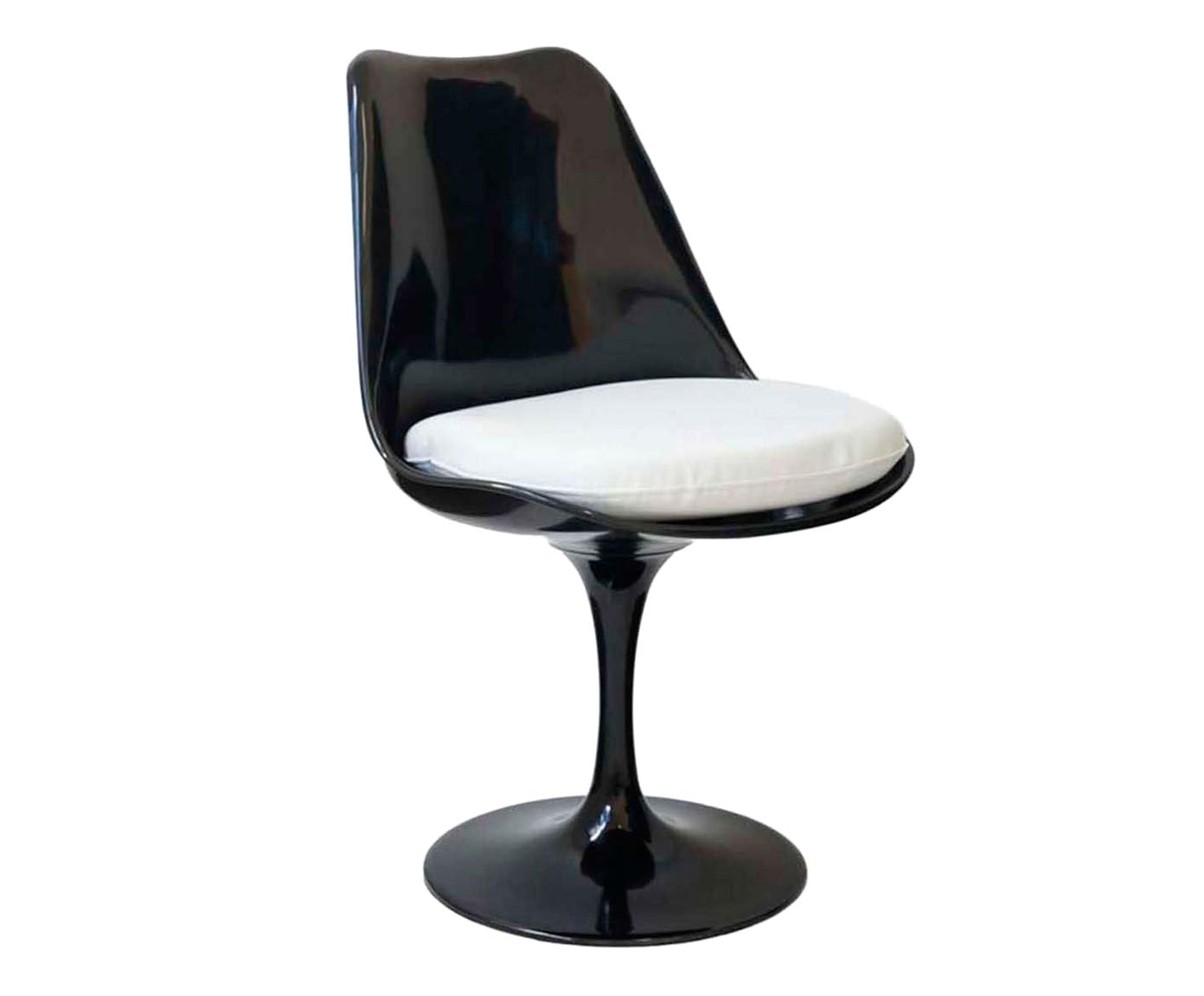 Cadeira Saarinen Preta e Branca - 48X80X54cm | Westwing.com.br