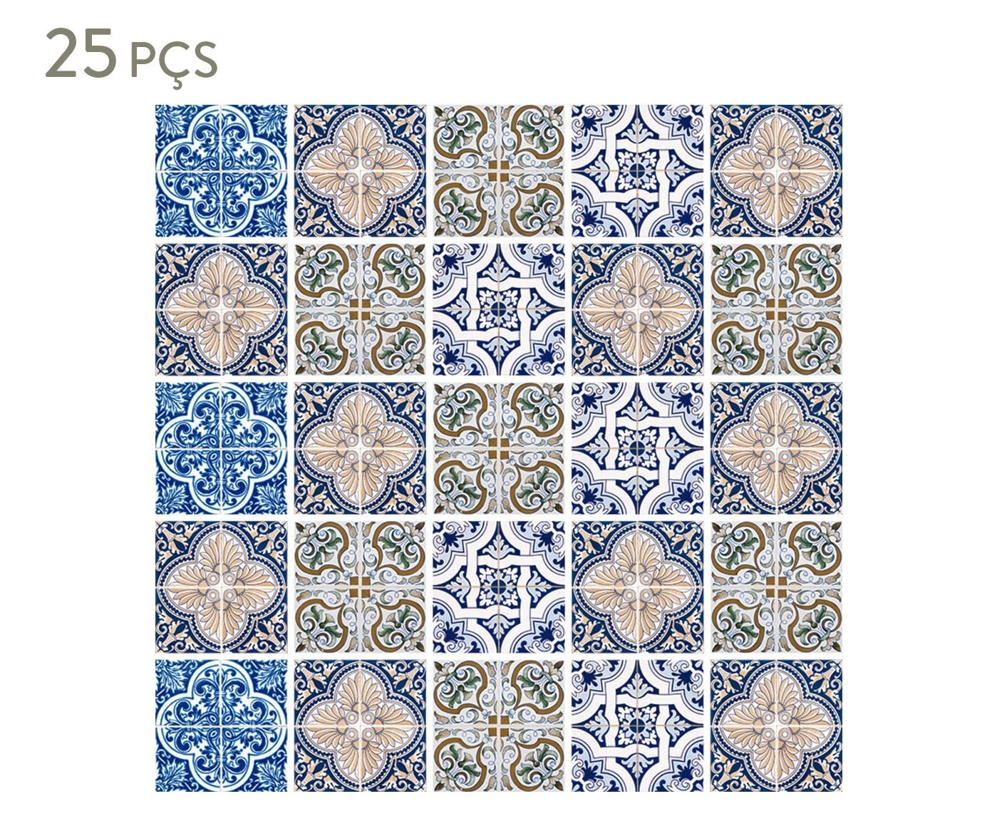 Conjunto de ladrilhos adesivos portugal tile - 15 x 15 cm | Westwing.com.br