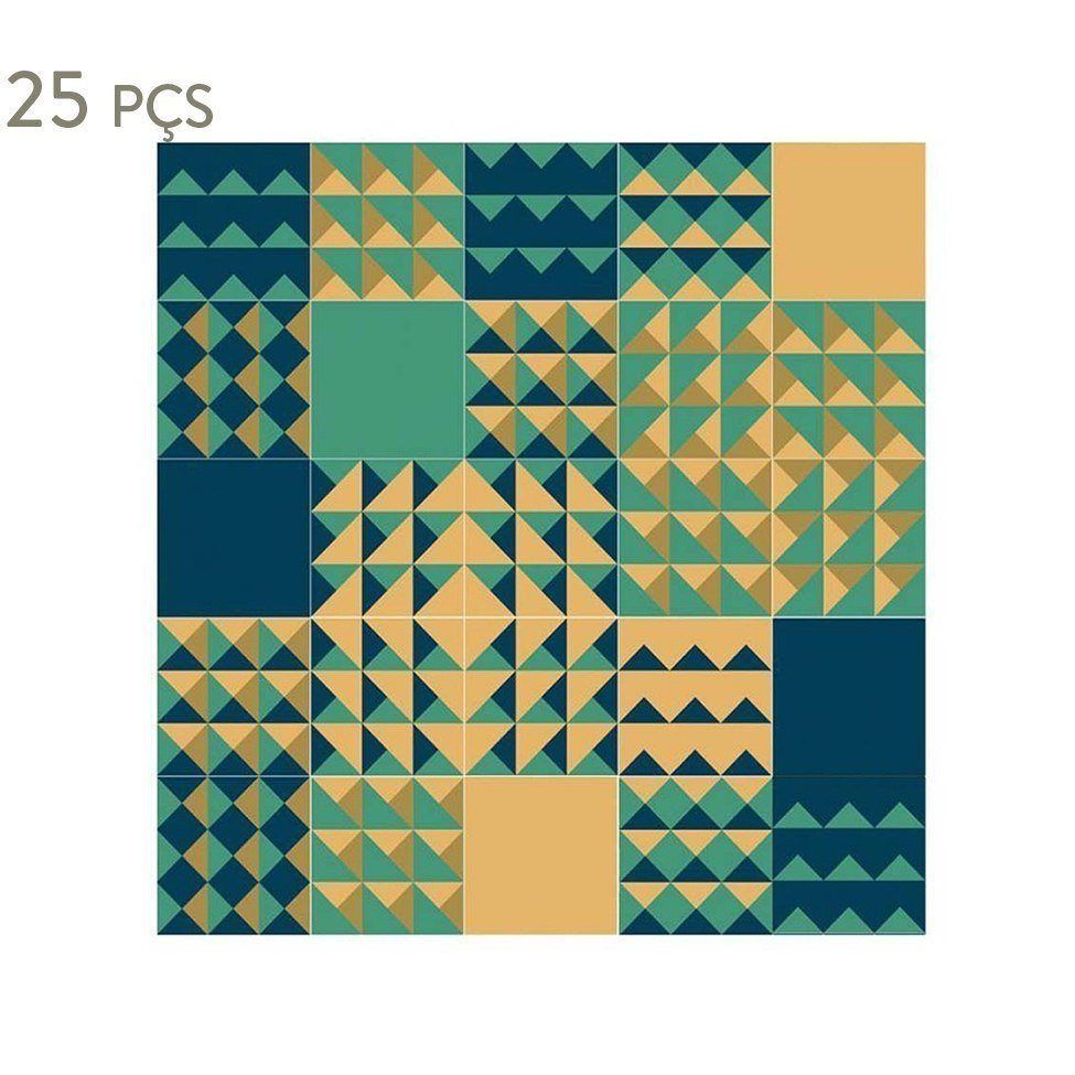 Conjunto de ladrilhos adesivos pyramid - 20 cm | Westwing.com.br