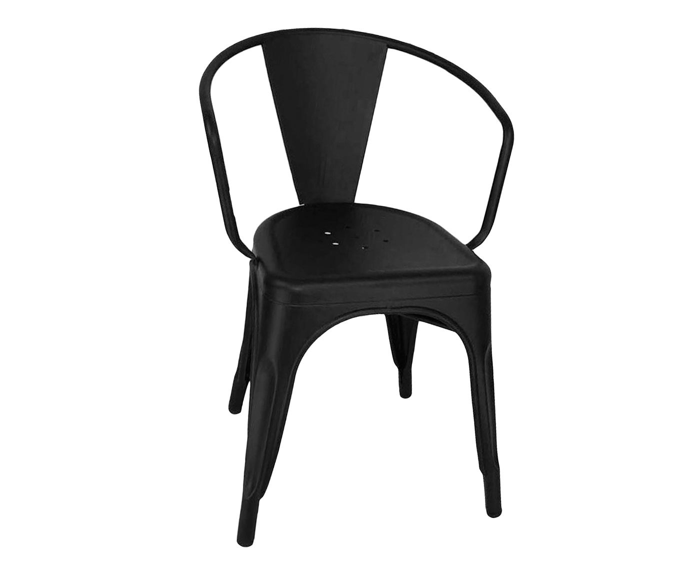 Cadeira Carry com Braços - Preta | Westwing.com.br