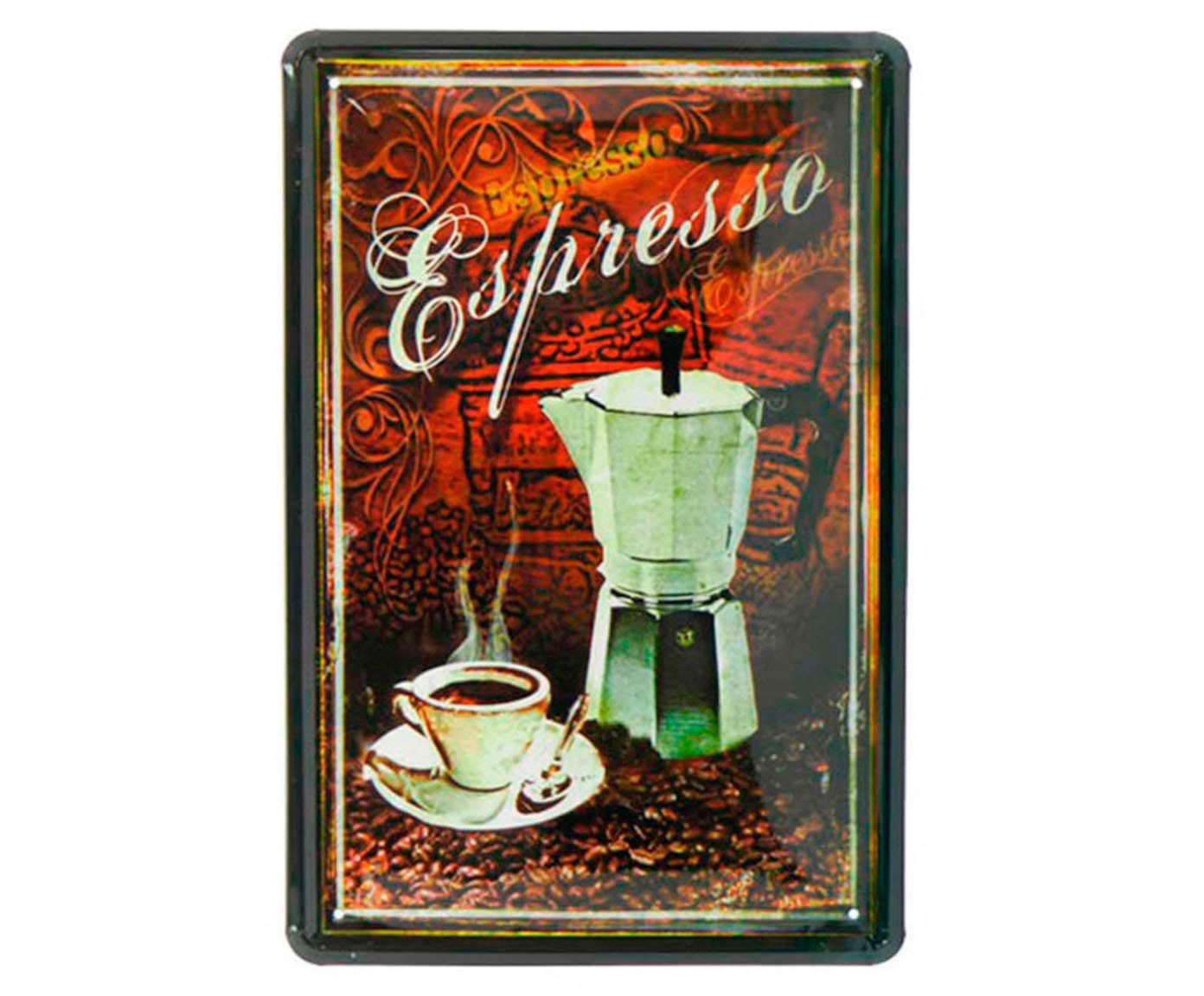 Placa descorativa espresso | Westwing.com.br