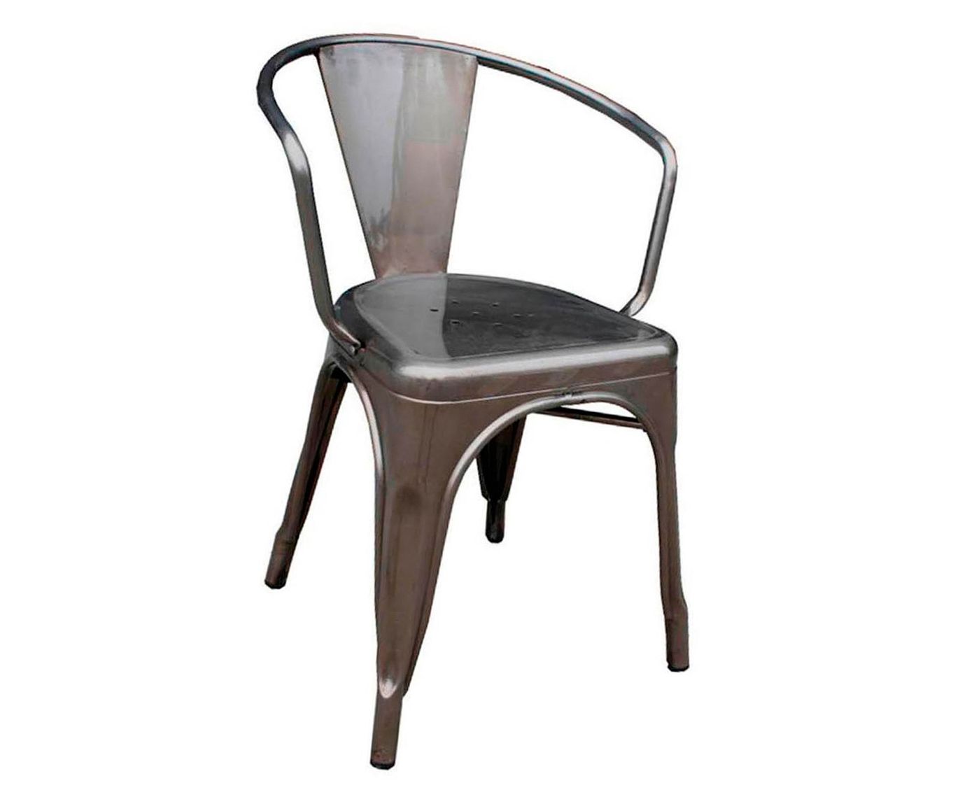 Cadeira Carry com Braços - Metálica | Westwing.com.br