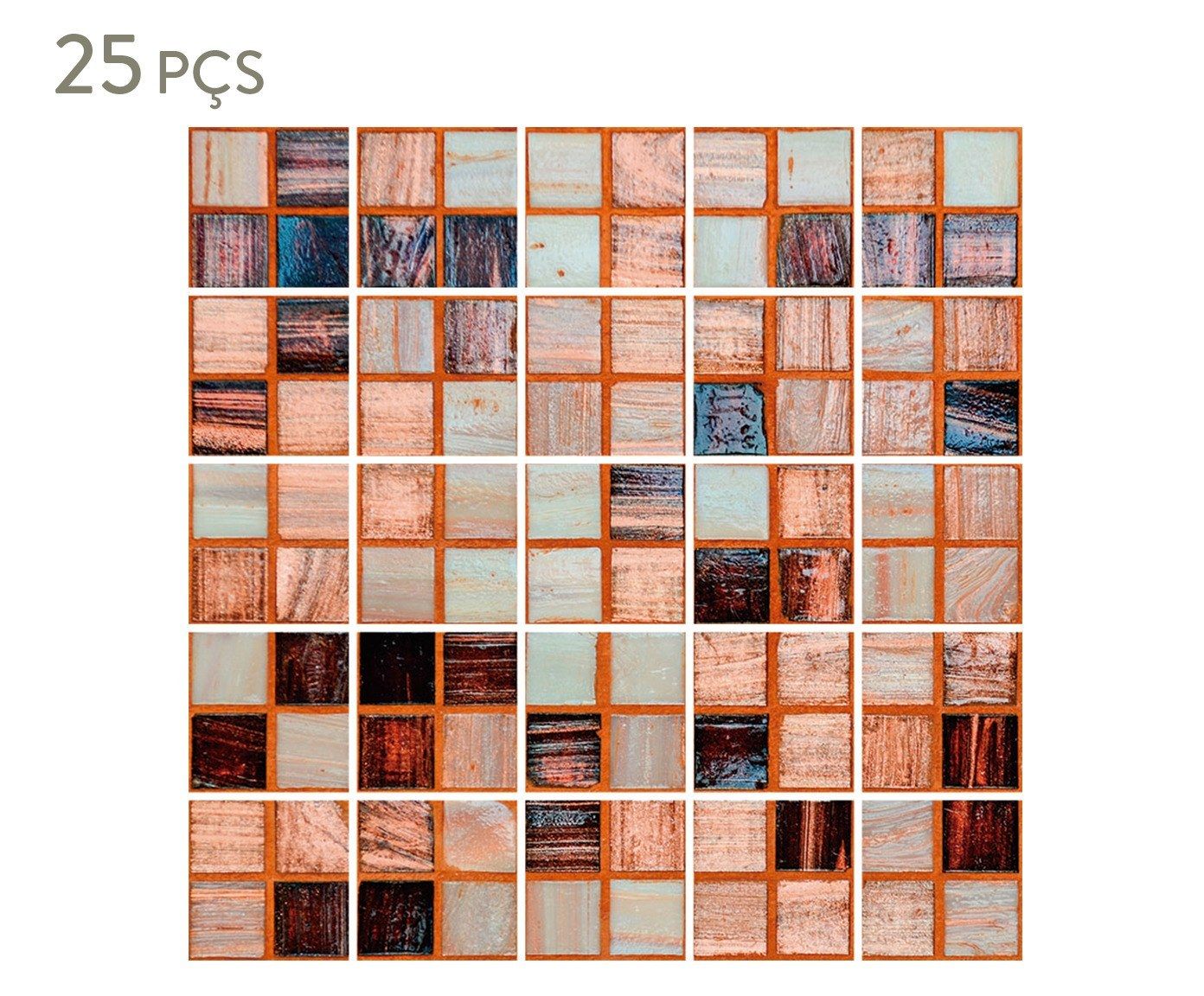 Conjunto de ladrilhos adesivos tile wood - 20 x 20 cm | Westwing.com.br