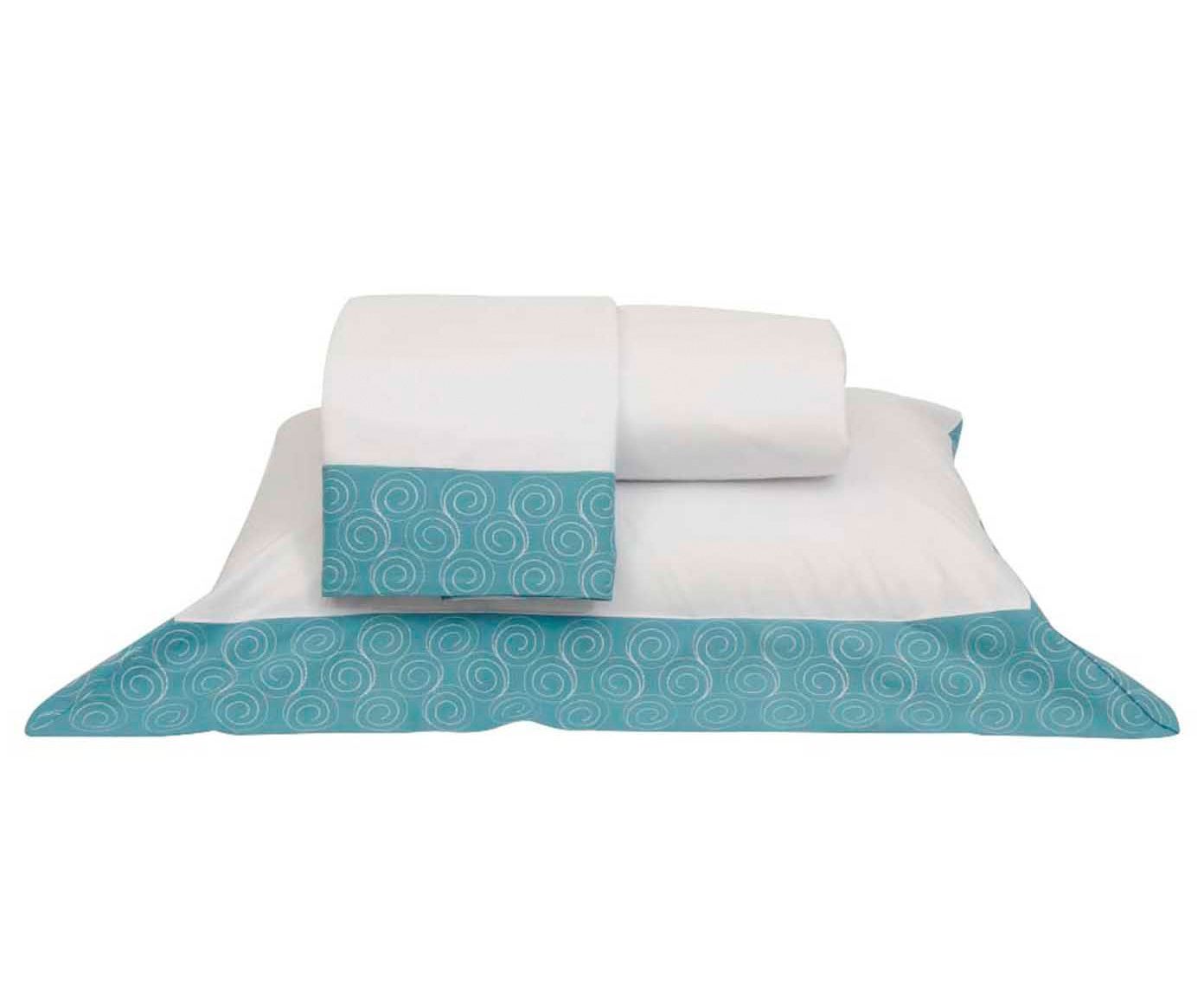 Jogo de lençol caracol 230 fios - cama de solteiro | Westwing.com.br