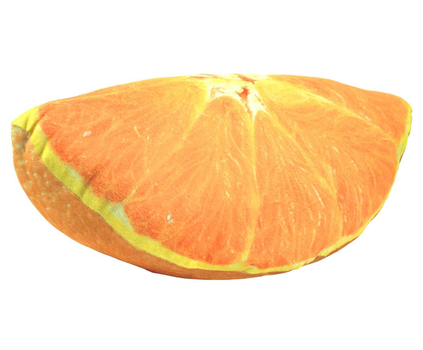 Almofada pelúcia gomo de laranja | Westwing.com.br
