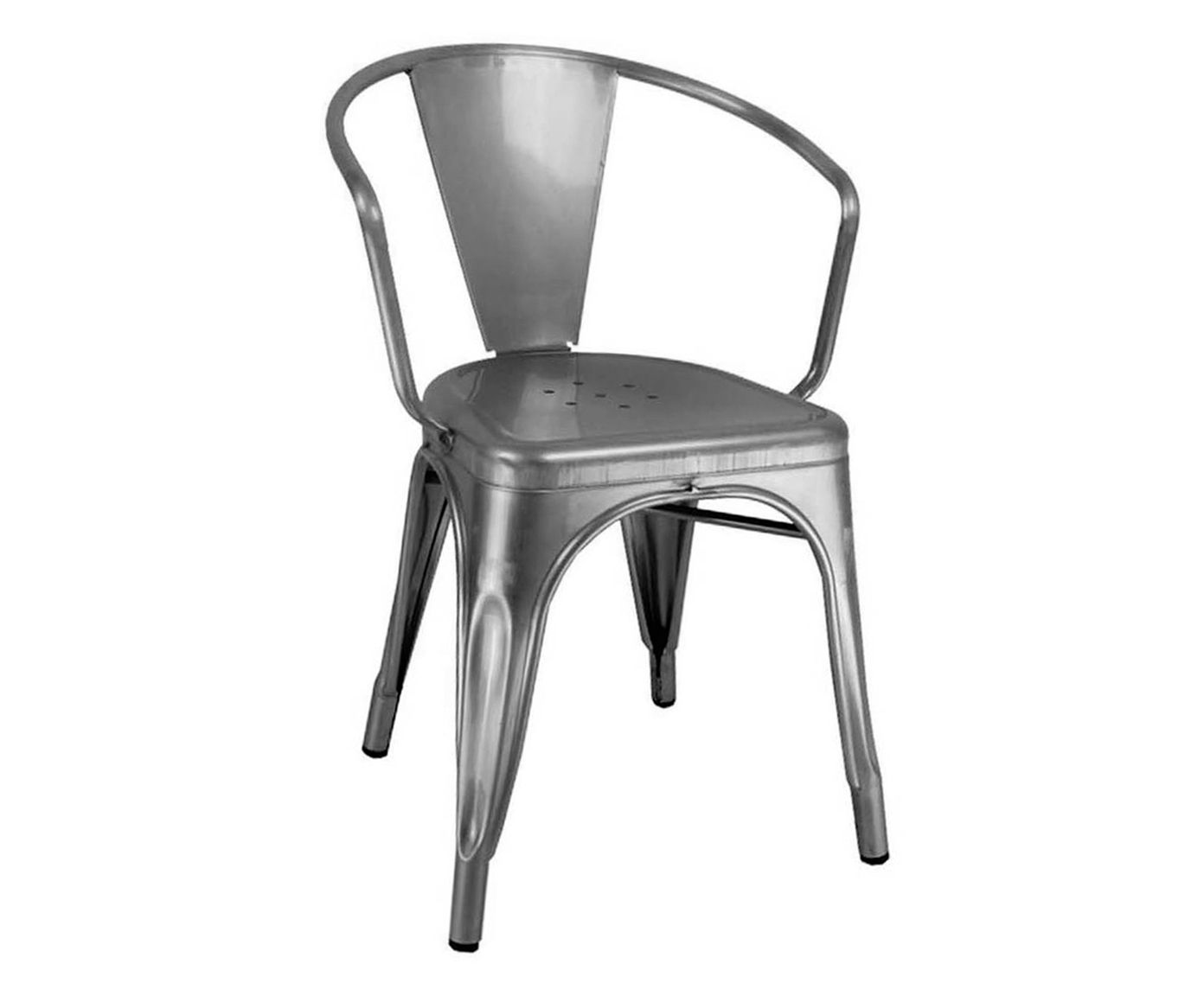 Cadeira Carry com Braços - Prateada | Westwing.com.br