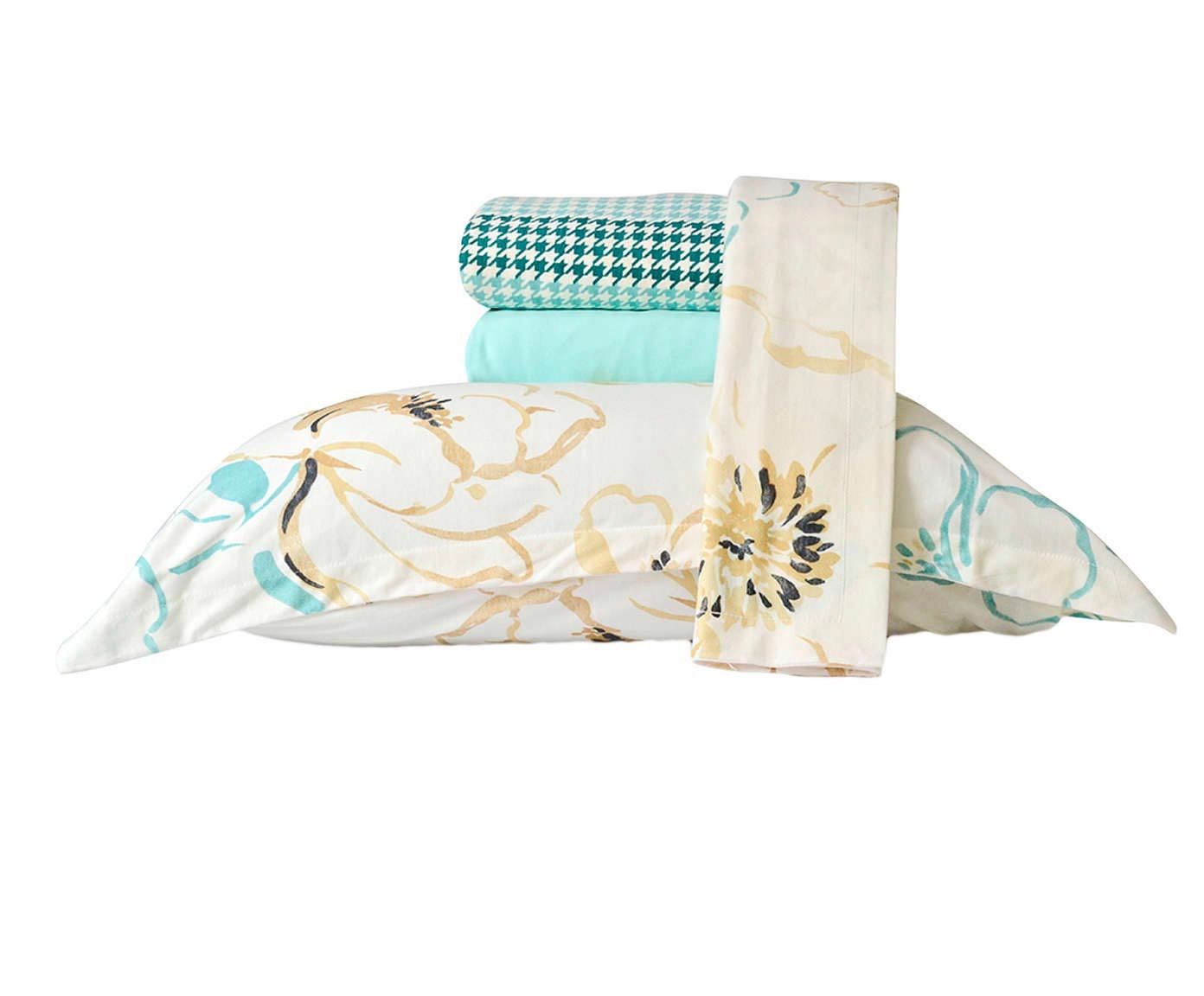 Jogo de lençol flor de maio - para cama queen size | Westwing.com.br