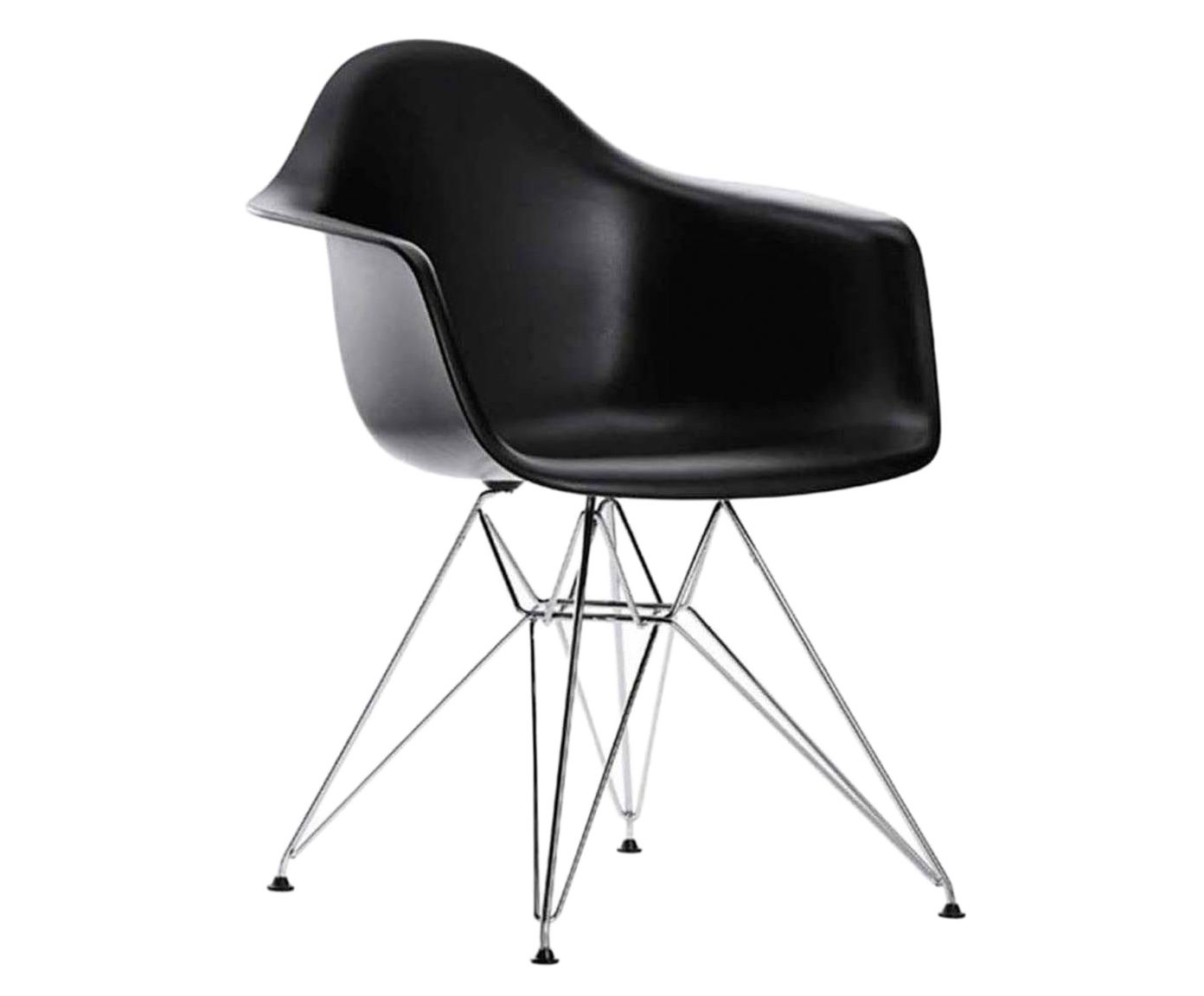 Cadeira com Braço Finella Metale Preta - 63X82X44cm | Westwing.com.br
