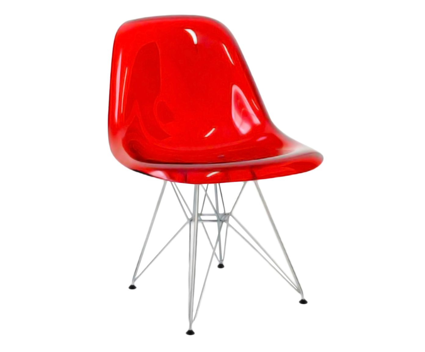 Cadeira Eames Lagreca Smooth - Vermelha | Westwing.com.br