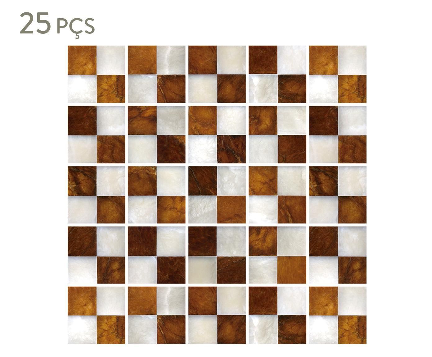 Conjunto de ladrilhos adesivos grid land - 20 x 20 cm | Westwing.com.br