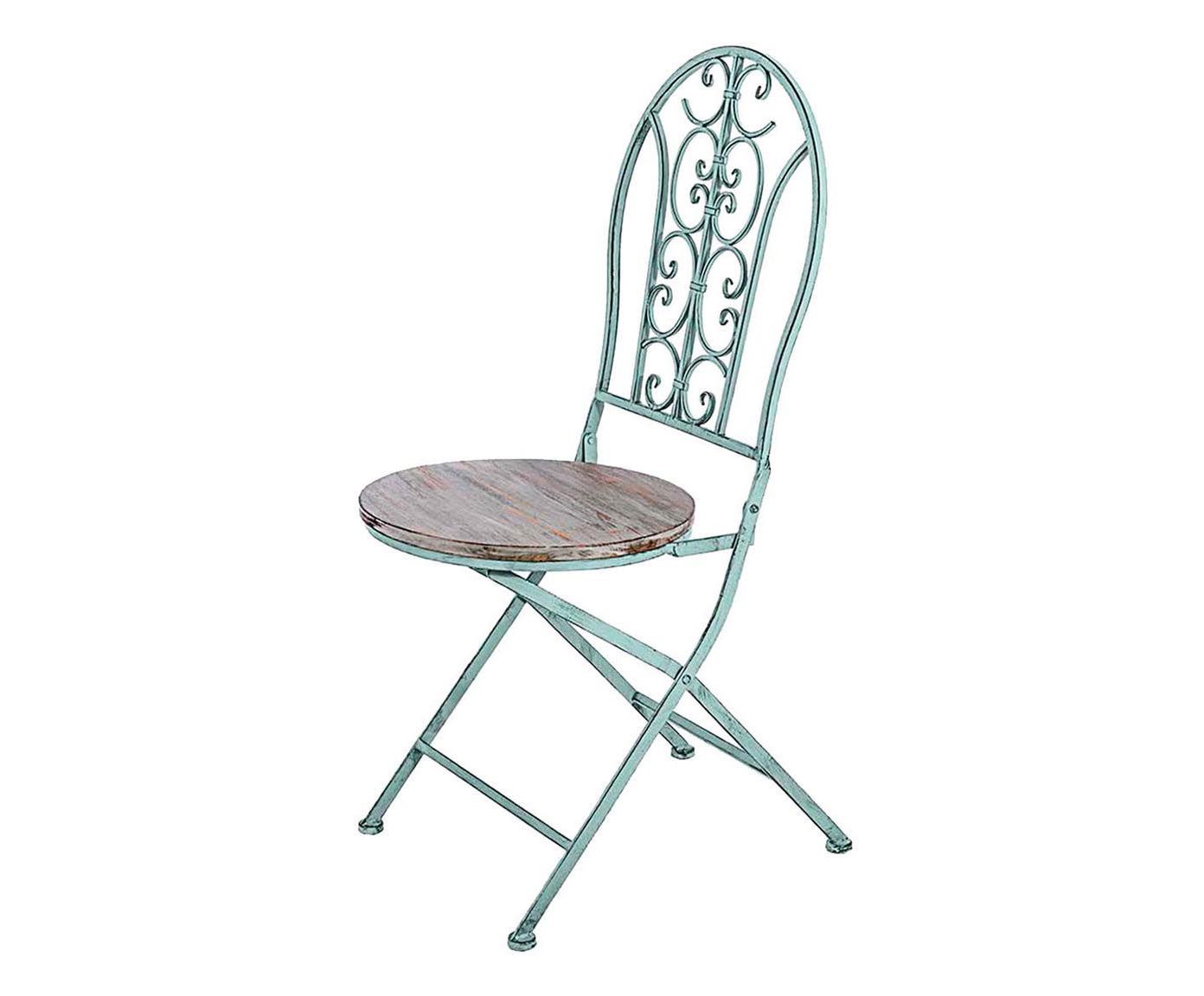 Cadeira Oldway Turquesa - 40X95X40cm | Westwing.com.br