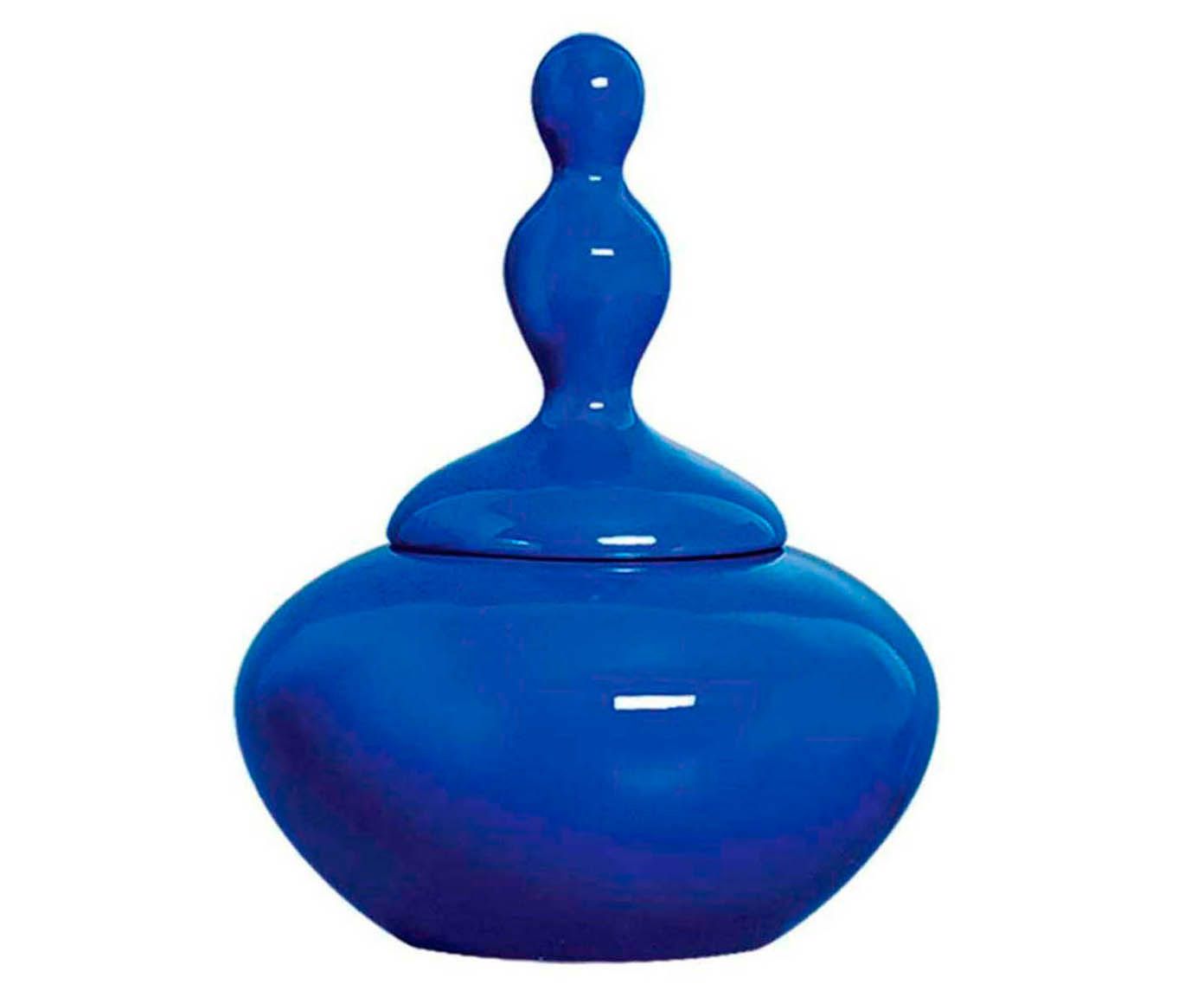 Potiche pleasure azul - 28cm | Westwing.com.br