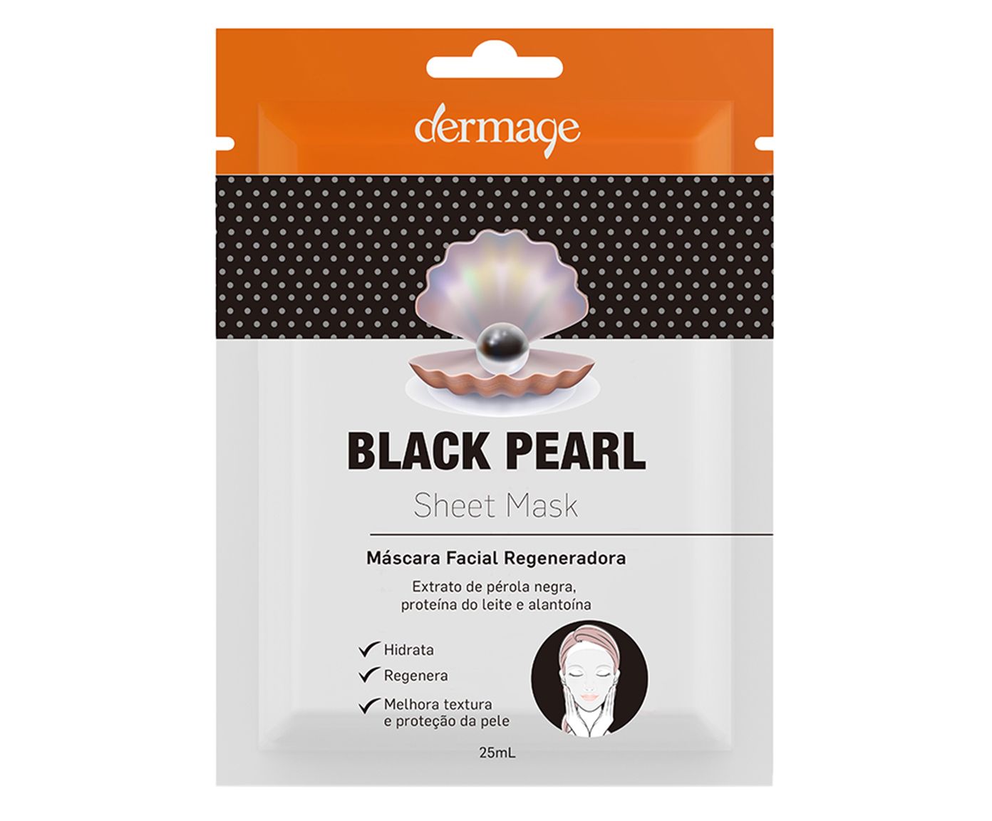 Máscara Facial Regeneradora Black Pearl Sheet Mask - 25ml | Westwing.com.br