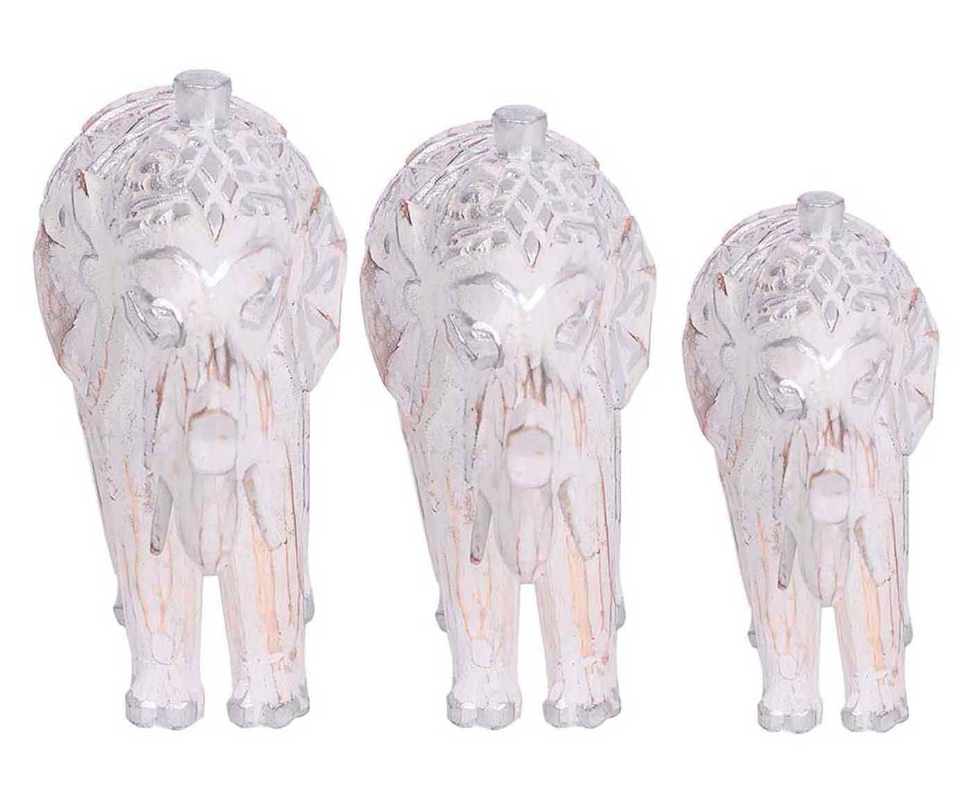 Conjunto de esculturas elefante antik | Westwing.com.br
