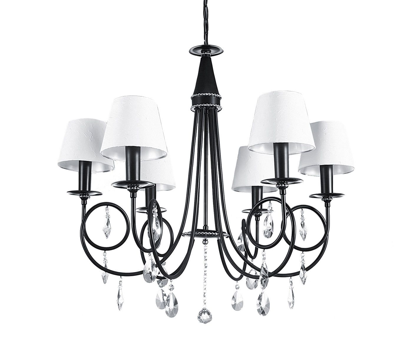 Lustre Luzian Preto Bivolt - 82X80cm | Westwing.com.br