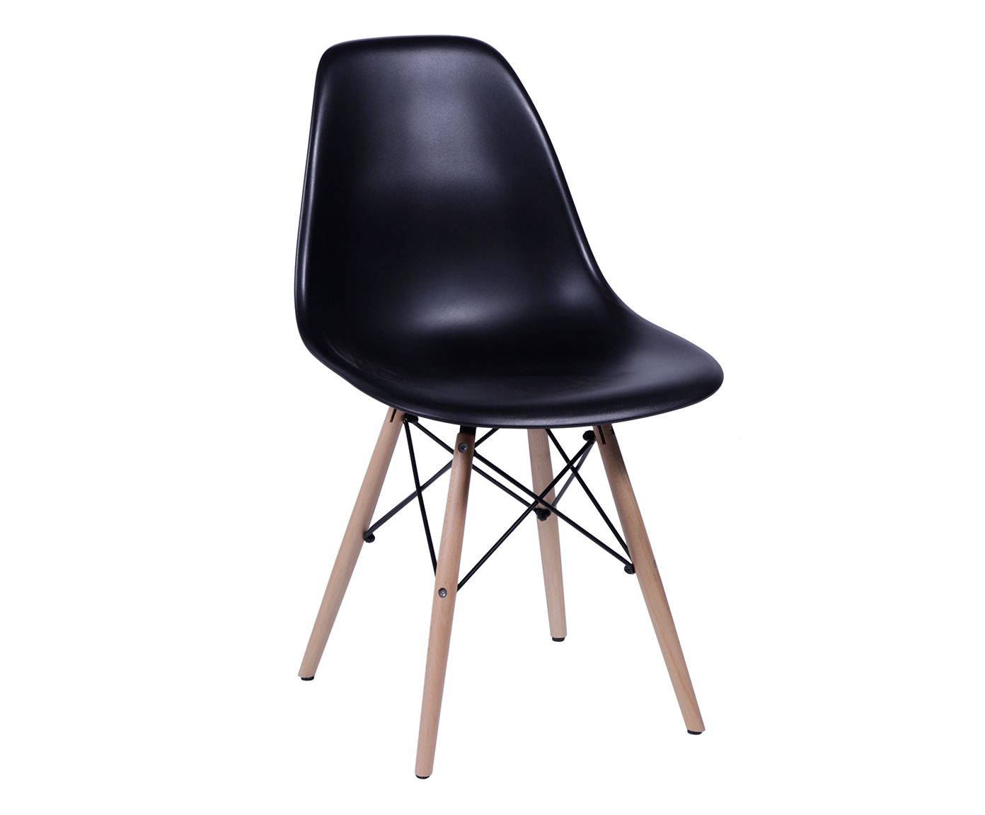 Cadeira Infantil Eames Wood Preta - 28,5X56,5cm | Westwing.com.br